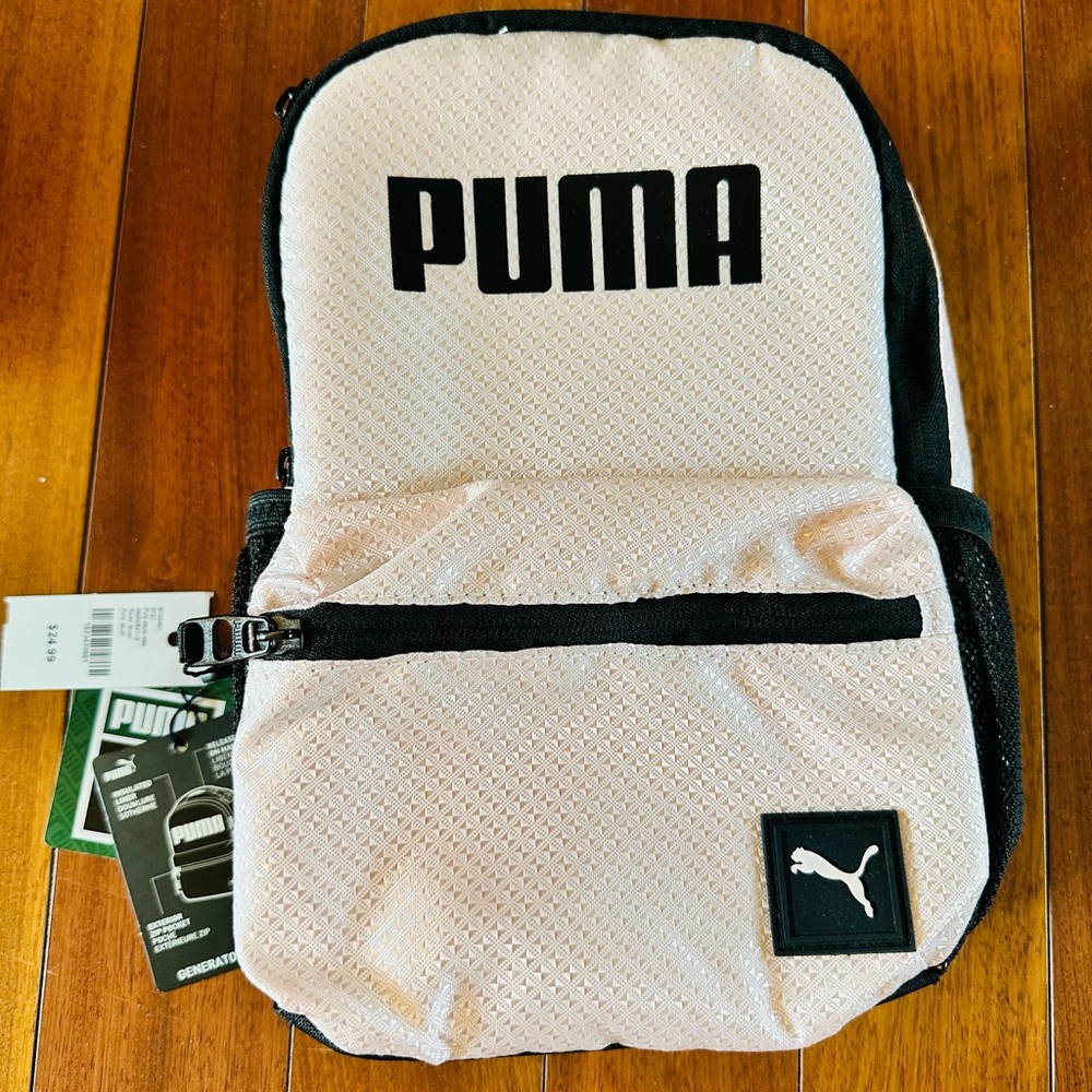 New PUMA Kids Black and Pink Lunchbag
